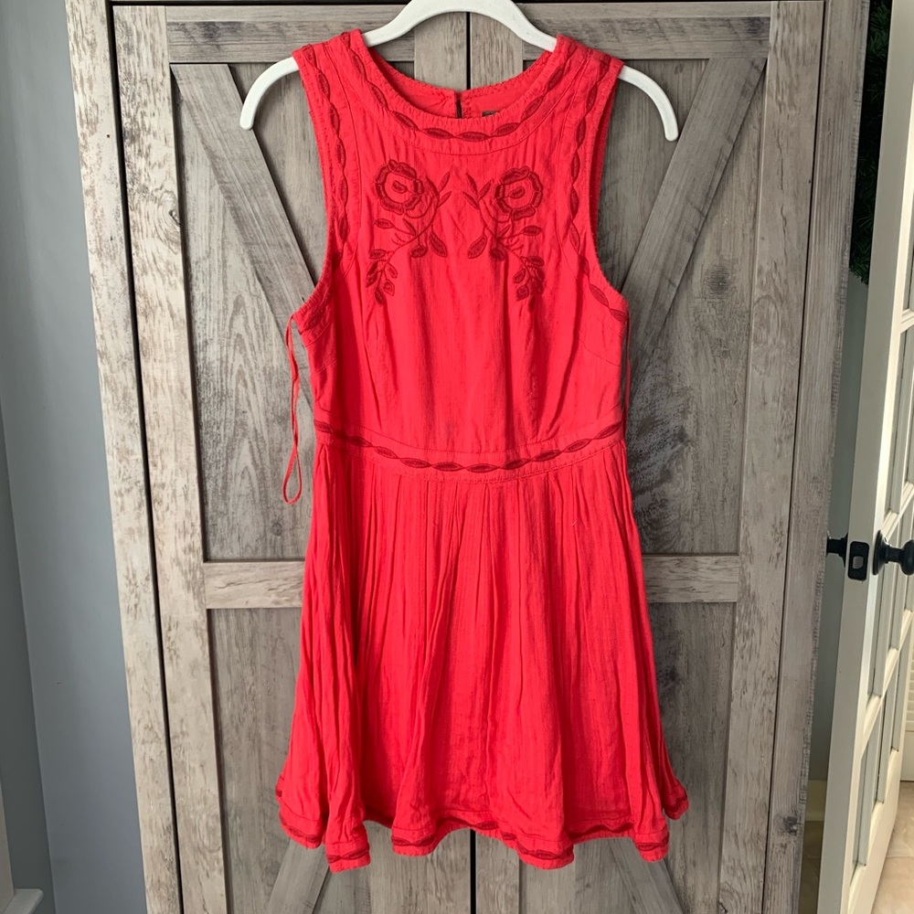 Free People Red Dress